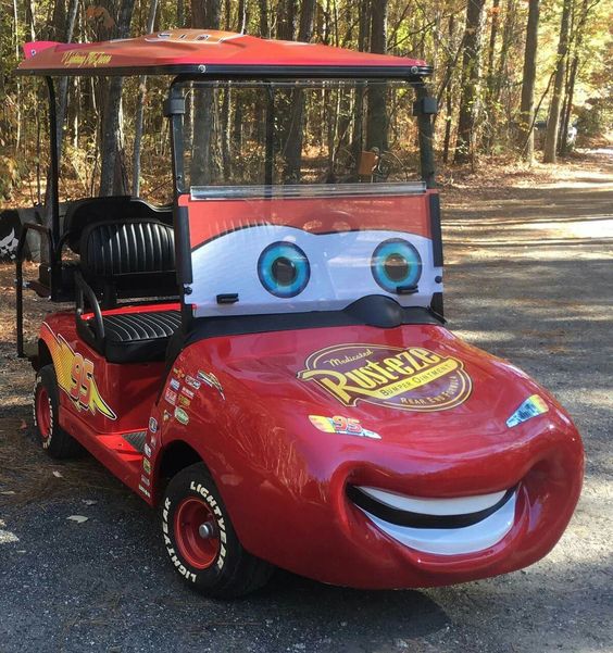 Pimped store golf buggy