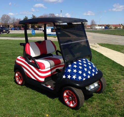 pimped golf buggy