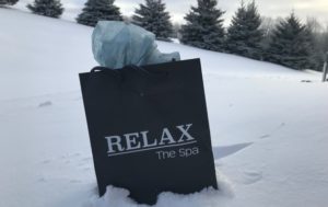 Relax the Spa Bag in snow photo