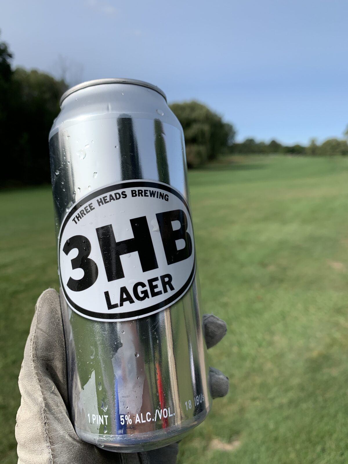 Summer Friday Sponsor three heads brewing beer on the golf course