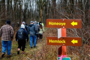 Hiking sign