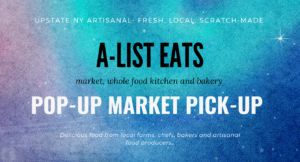 A-List Eats Pop Up Market Poster