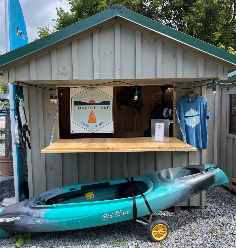 Honeoye Lake Paddle Adventures Kiosk