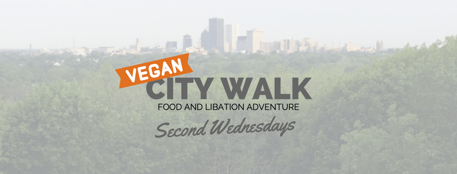 vegan city walk graphic