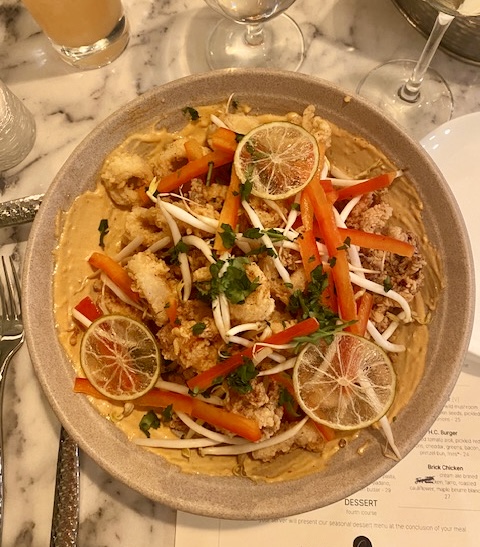 Calamari Pad Thai at The Cove Restaurant