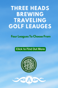 Three Heads Brewing Golf Ad