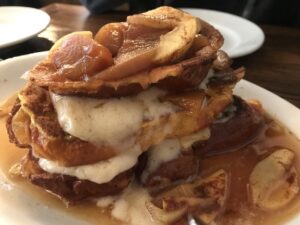 Challah French Toast at the Mad Hatter Restaurant - Great Brunches in Rochester