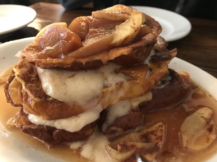 Challah French Toast at the Mad Hatter Restaurant