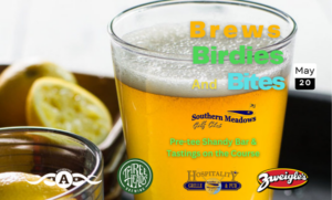 Brews, Birdies and Bites Event graphic