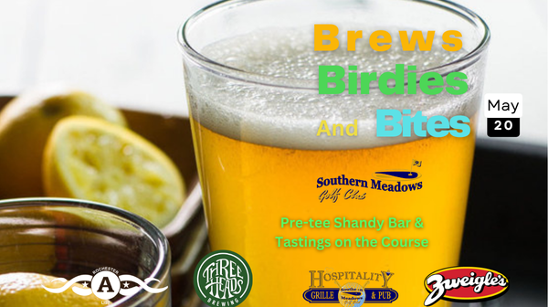 Brews, Birdies and Bites Event graphic