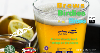 Coming up – Bites and Sips on the Golf Course Brews, Birdies and Bites New Graphic