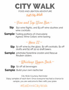 Fall City Walk Specials